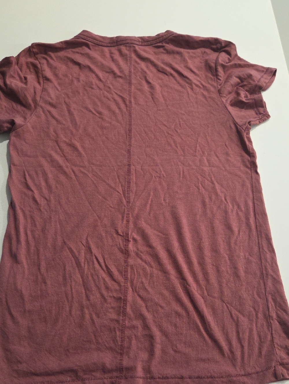 rag & bone Women's Short Sleeve Crew Tee in Dusty Rose - Picture 3 of 3